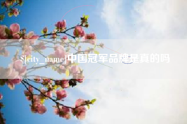 白山中国冠军品牌是真的吗