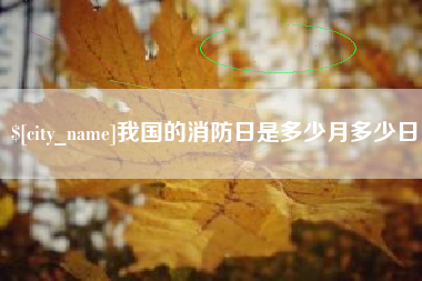 白山我国的消防日是多少月多少日