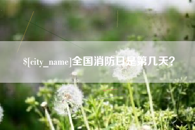 白山全国消防日是第几天？