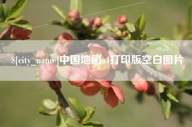 白山中国地图a4打印版空白图片
