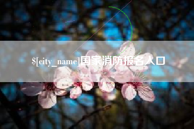 白山国家消防报名入口