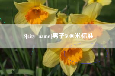 白山男子5000米标准