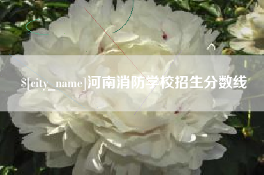 白山河南消防学校招生分数线