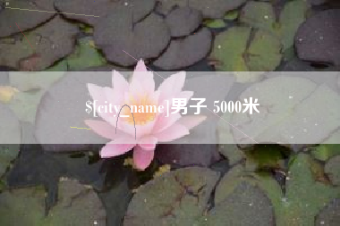 白山男子 5000米