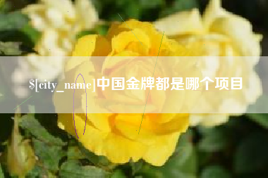 白山中国金牌都是哪个项目