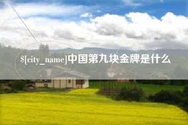 白山中国第九块金牌是什么
