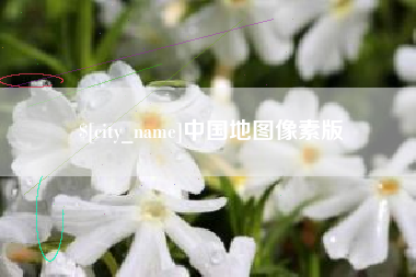 白山中国地图像素版