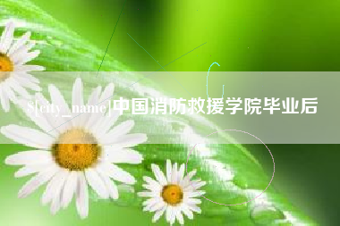 白山中国消防救援学院毕业后