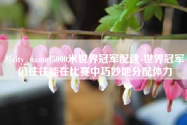 白山5000米世界冠军配速-世界冠军们往往能在比赛中巧妙地分配体力