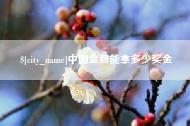 白山中国金牌能拿多少奖金
