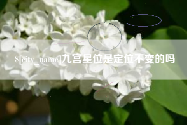 白山九宫星位是定位不变的吗