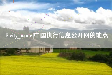 白山中国执行信息公开网的地点