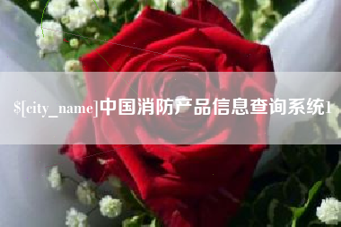 白山中国消防产品信息查询系统1
