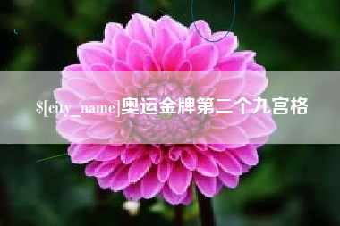 白山奥运金牌第二个九宫格