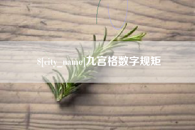 白山九宫格数字规矩